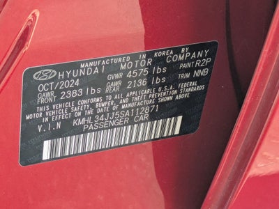 2025 Hyundai Sonata Hybrid SEL