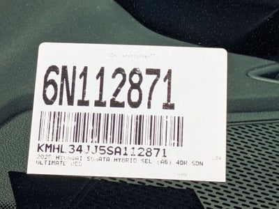 2025 Hyundai Sonata Hybrid SEL