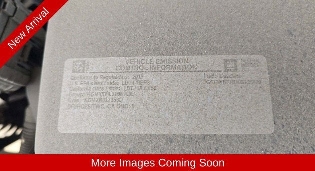 2019 Chevrolet Silverado 1500 Custom