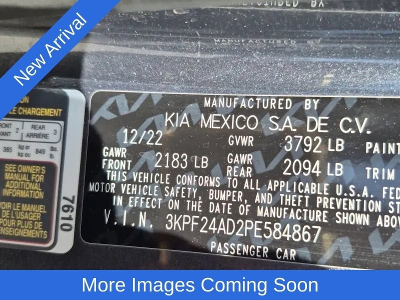 2023 Kia Forte LXS
