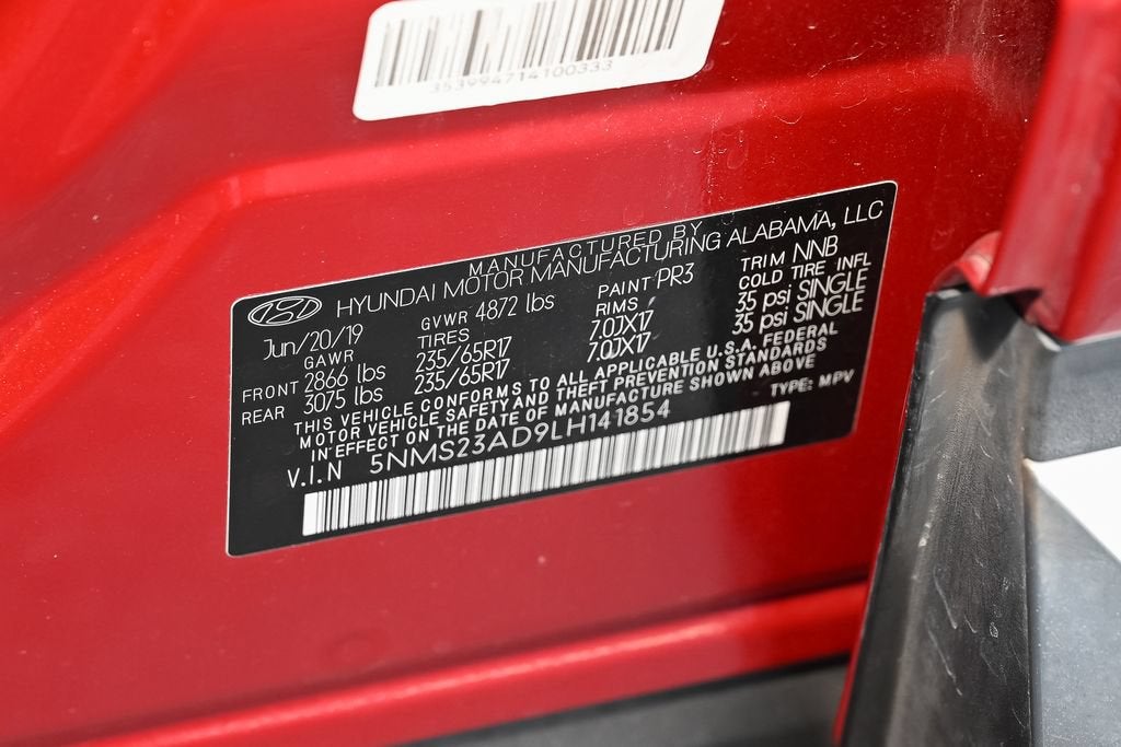 2020 Hyundai Santa Fe SE