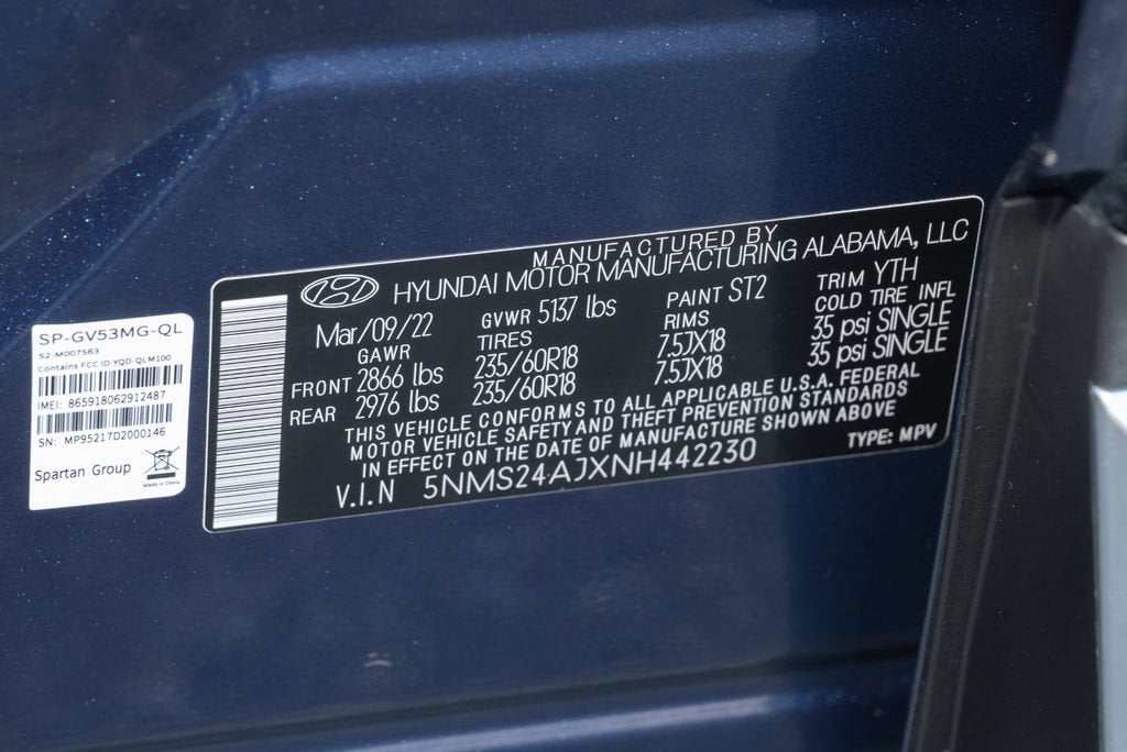 2022 Hyundai Santa Fe SEL
