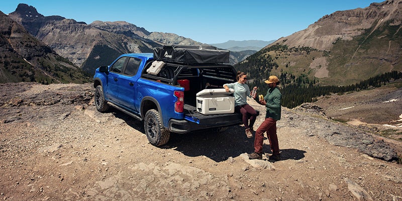 Chevrolet Silverado-1500 on mountain