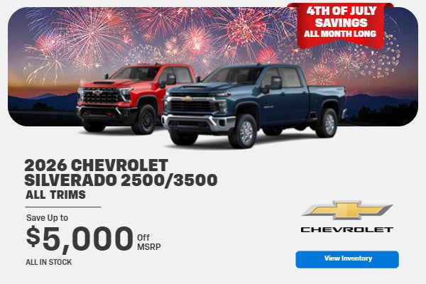 2026 Chevrolet Silverado 2500/3500 All Trims