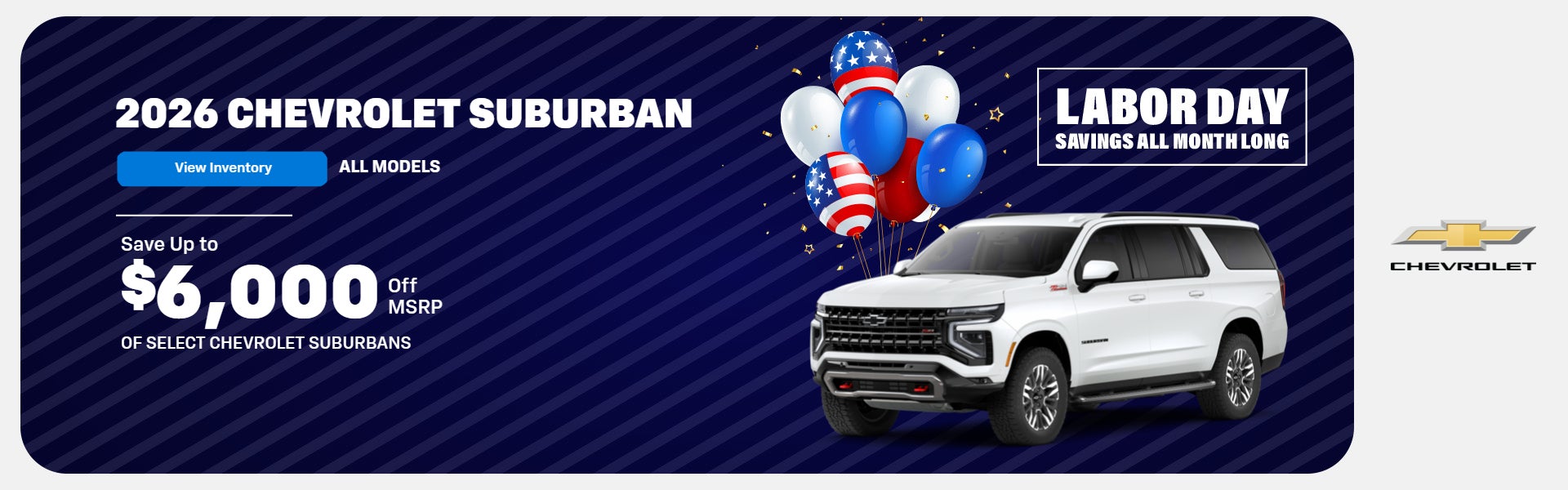 2026 CHEVROLET SUBURBAN ALL MODELS
